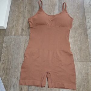 Seamless Brown Bodysuit